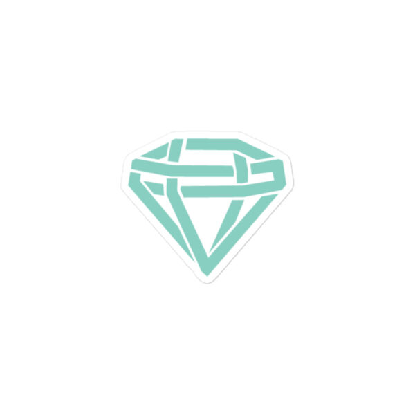 5HINee Diamond Pearl Aqua Bubble-Free Stickers