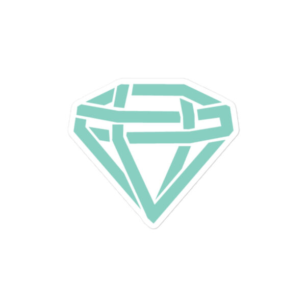 5HINee Diamond Pearl Aqua Bubble-Free Stickers - Image 2