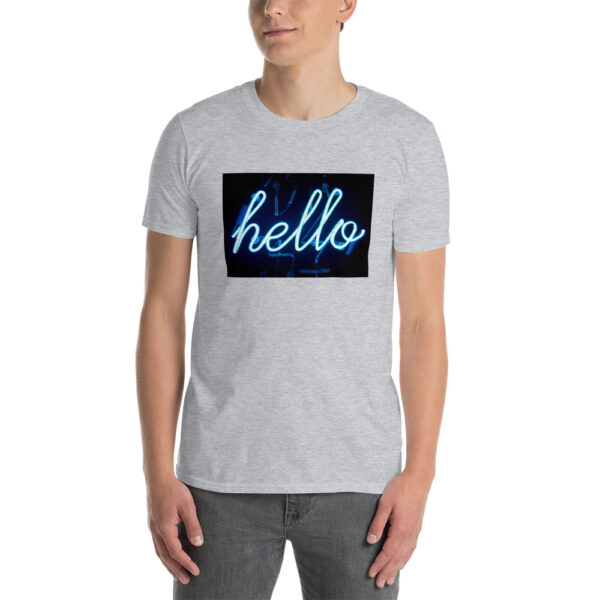 Hello Short-Sleeve Unisex T-Shirt - Image 5